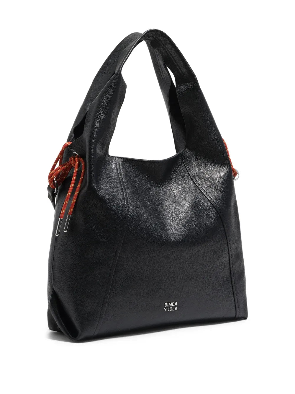 Bimba Y Lola Large Paper Leather Drawstring Shoulder Bag — Same as shown — Size One Size — Front View