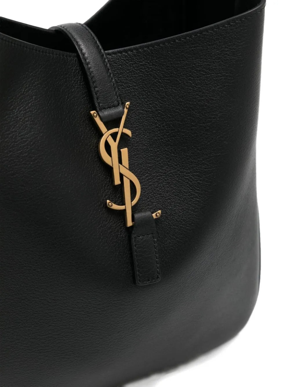 Saint Laurent Cassandre Leather Shoulder Bag — Same as shown — Size One Size — Back View