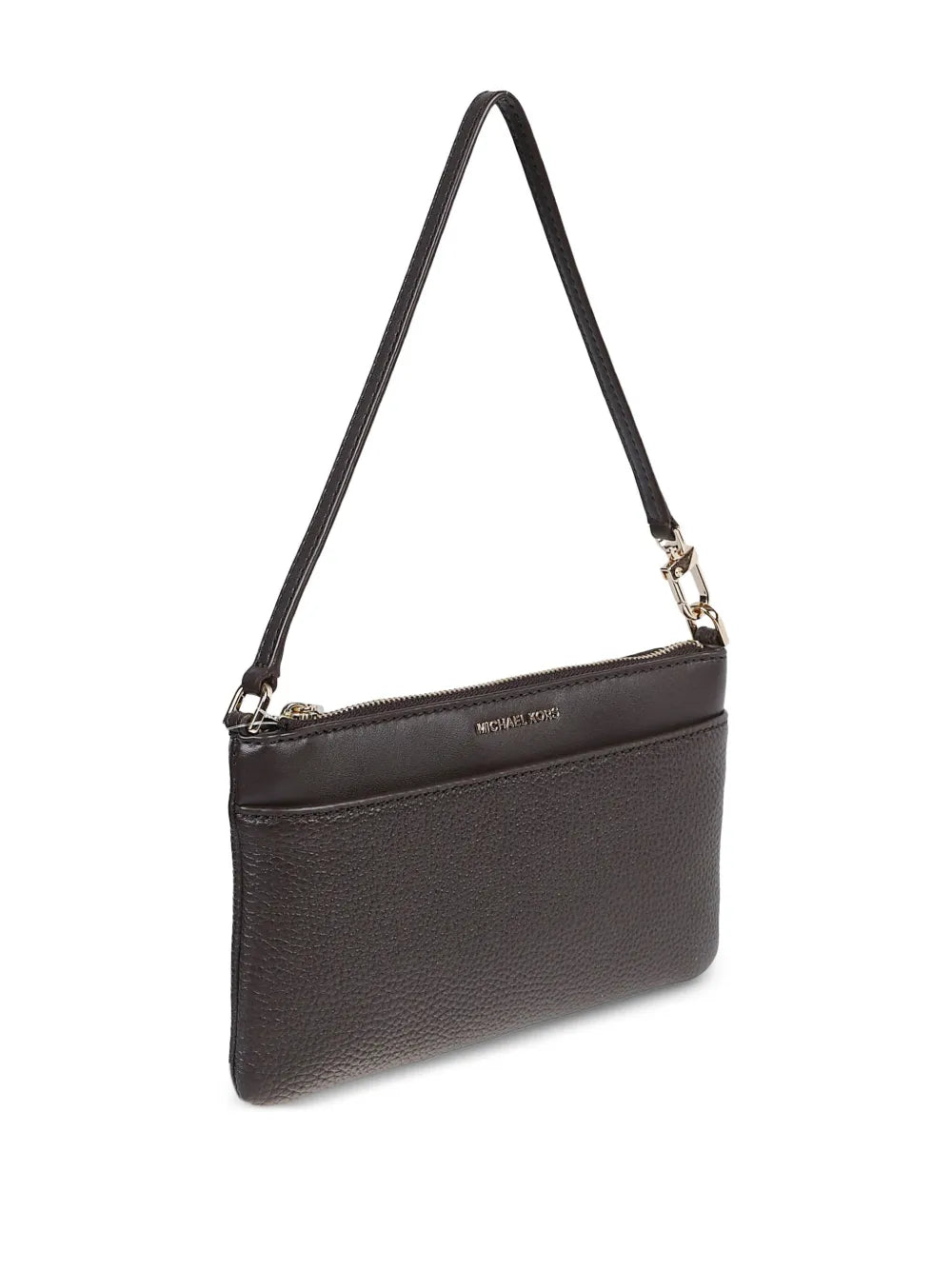 Michael Kors Leather Zip Top Shoulder Bag — Same as shown — Size One Size — Back View