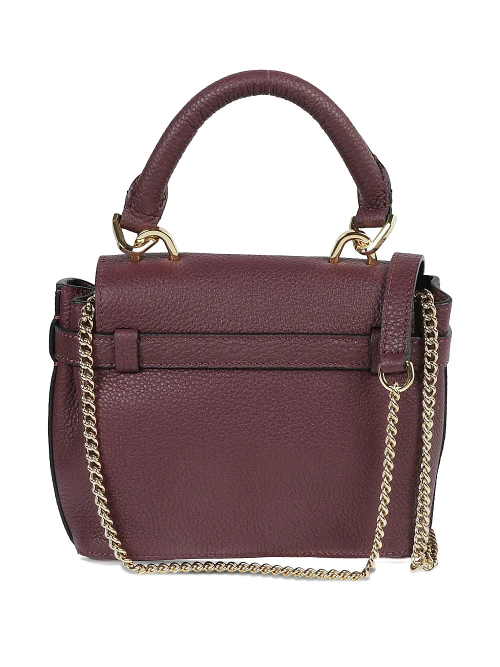 Lancel Leather Top Handle Shoulder Bag — Same as shown — Size One Size — Side View