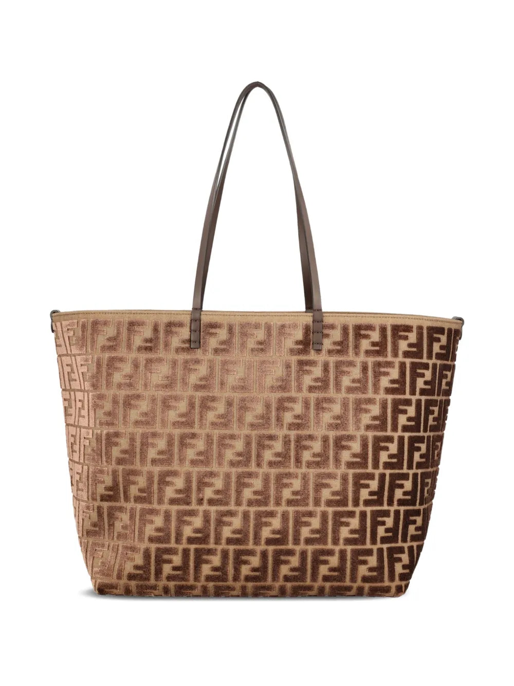 Fendi Ff Logo Velvet Tote Bag — Same as shown — Size One Size — Front View