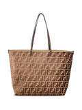 Fendi Ff Logo Velvet Tote Bag — Same as shown — Size One Size — Front View