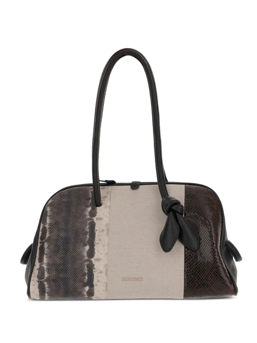 Jacquemus The Turismo Panelled Shoulder Bag — Same as shown — Size One Size — Front View