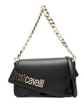 Just Cavalli Logo Lettering Shoulder Bag — Same as shown — Size One Size — Front View