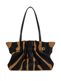 Ferragamo Medium Soft Animal Print Gancini Pin Shoulder Bag — Same as shown — Size One Size — Front View