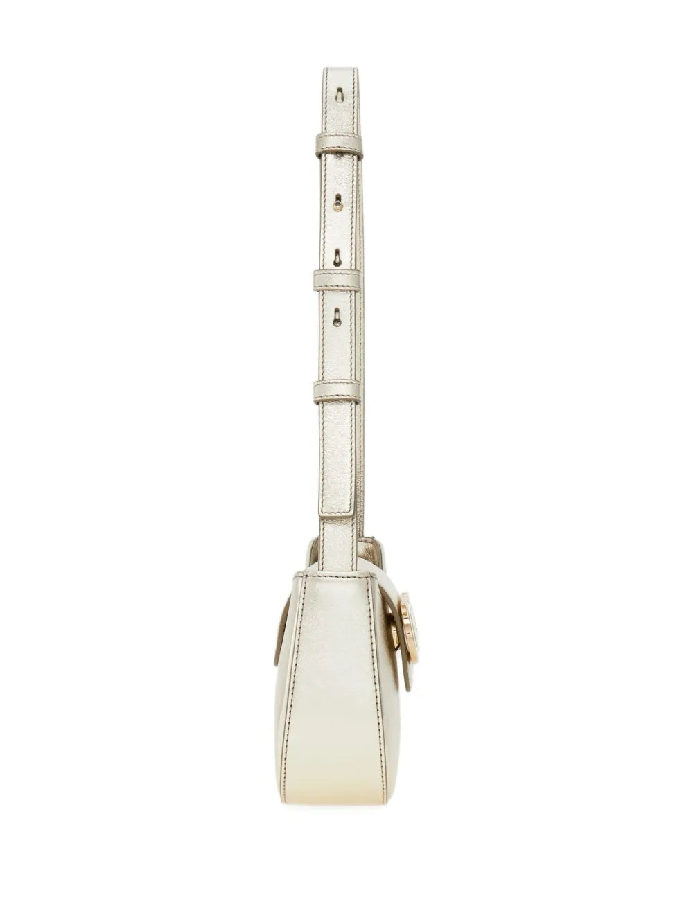 Ferragamo Gancini Zip Shoulder Bag — Same as shown — Size One Size — Back View