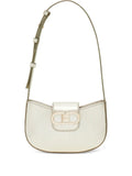 Ferragamo Gancini Zip Shoulder Bag — Same as shown — Size One Size — Front View