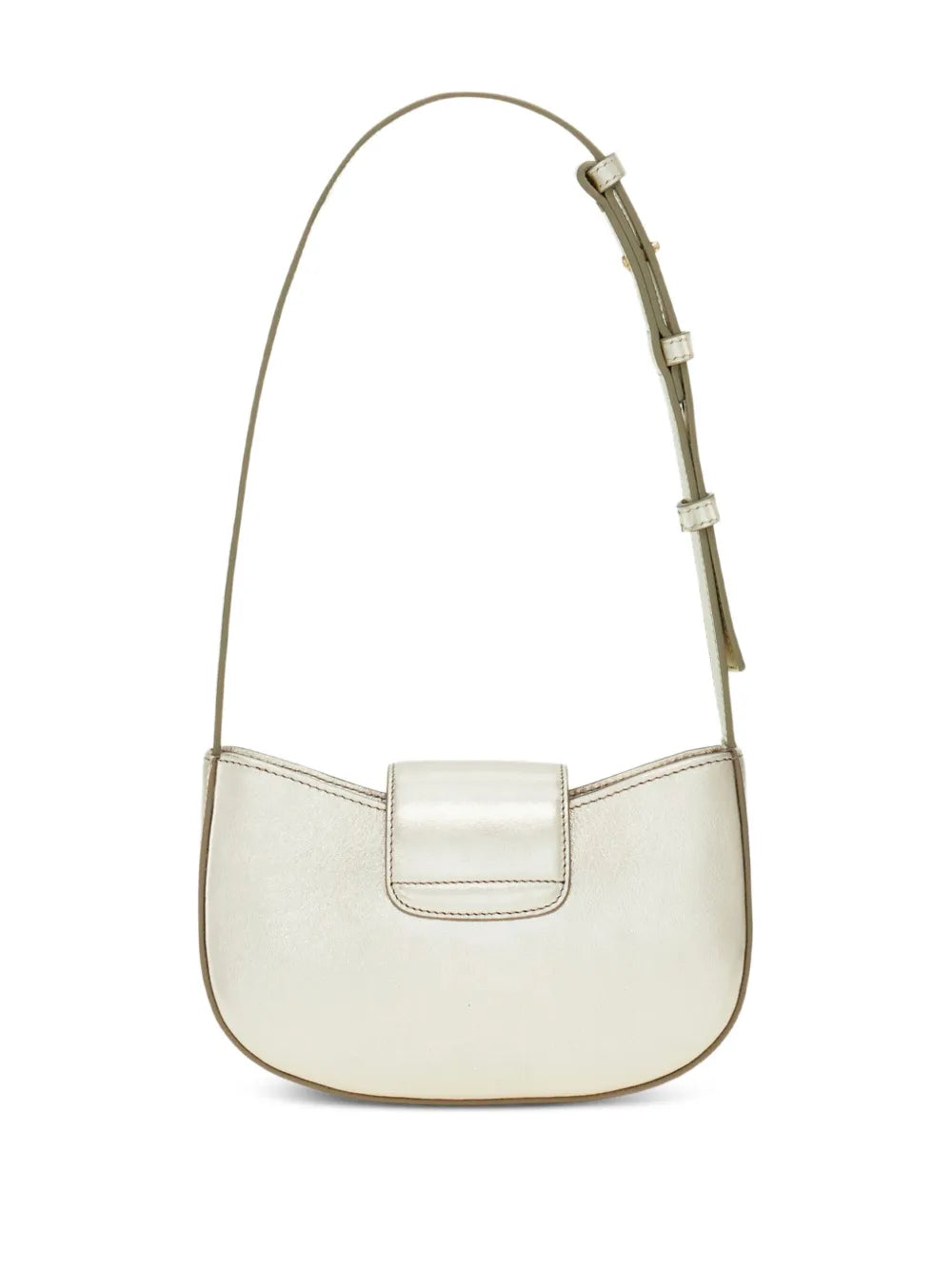 Ferragamo Gancini Zip Shoulder Bag — Same as shown — Size One Size — Side View