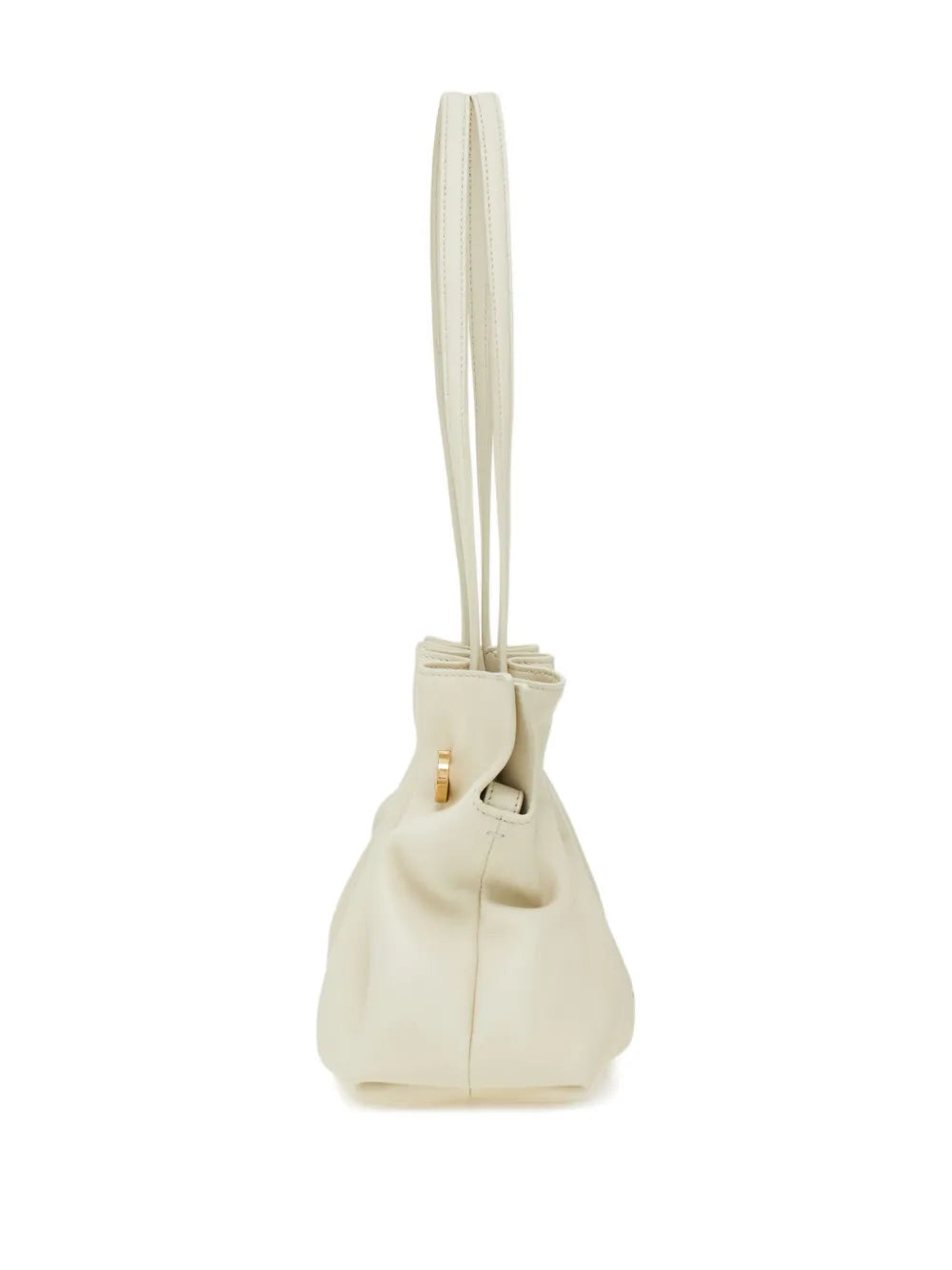 Ferragamo Small Soft Gathered Effect Shoulder Bag — Same as shown — Size One Size — Back View