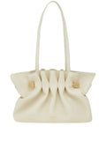 Ferragamo Small Soft Gathered Effect Shoulder Bag — Same as shown — Size One Size — Front View