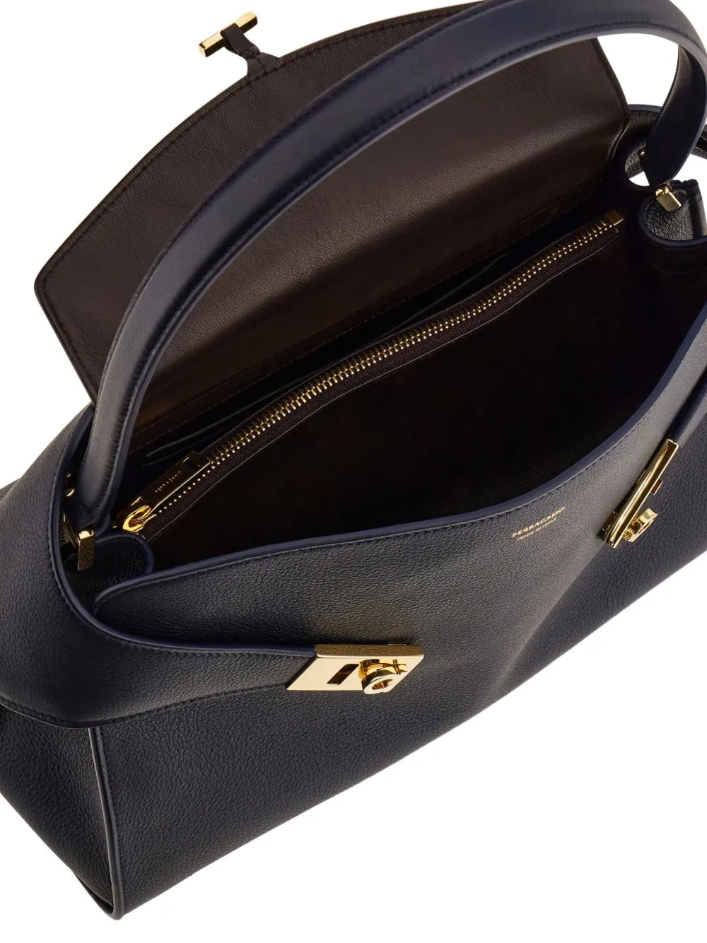Ferragamo Medium Hug Shoulder Bag — Same as shown — Size One Size — Top View