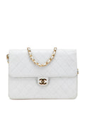 Chanel Pre Owned 1984 1986 Cc Quilted Lambskin Single Flap Shoulder Bag — Same as shown — Size One Size — Front View