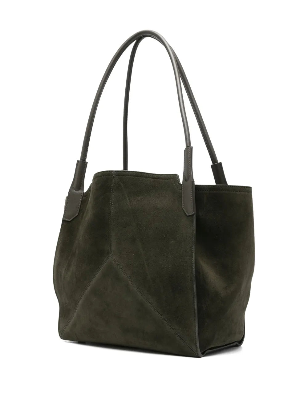 Victoria Beckham Suede Shoulder Bag — Same as shown — Size One Size — Back View
