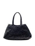 Dragon Diffusion Woven Leather Tote Bag — Same as shown — Size One Size — Front View