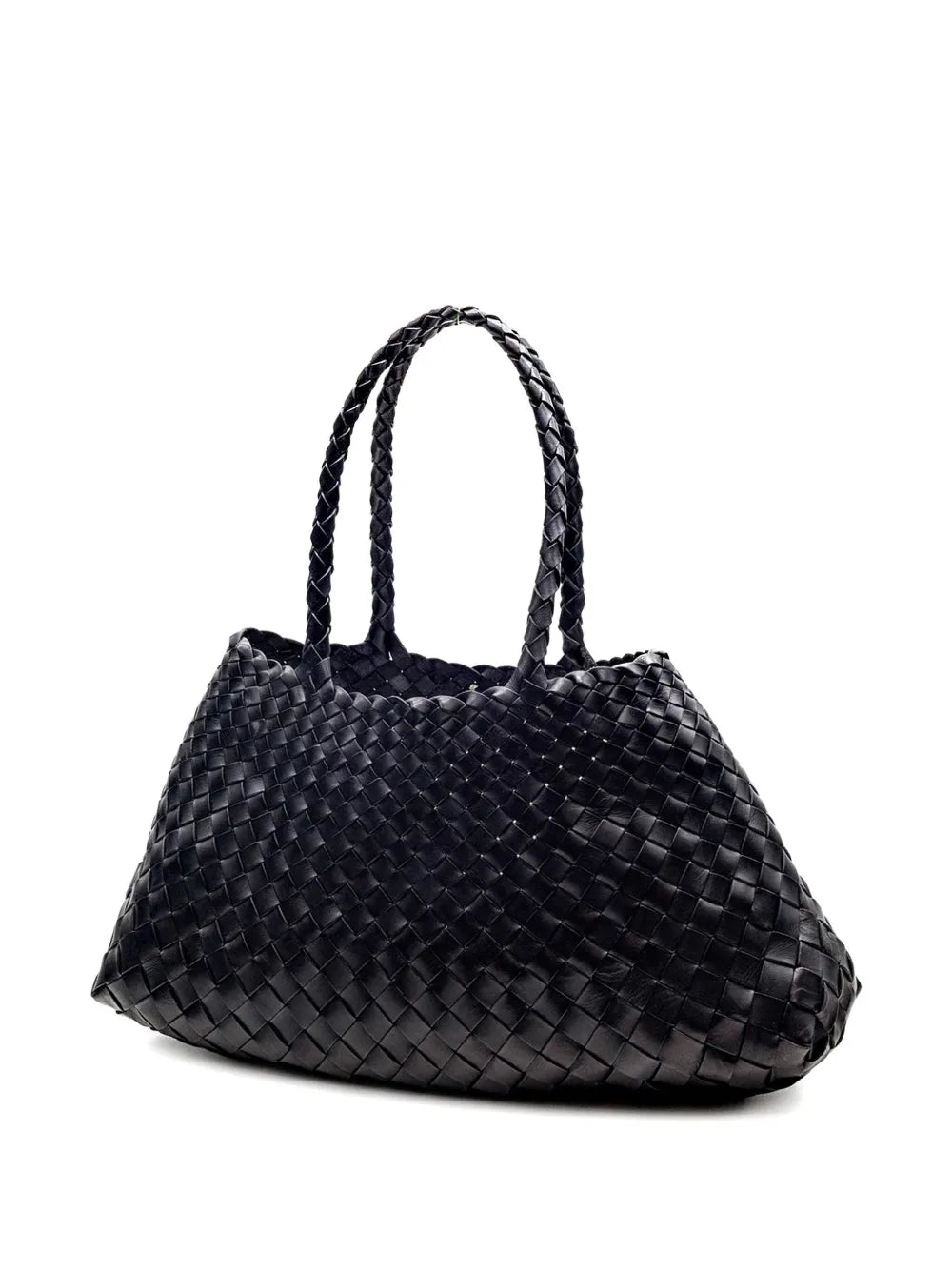 Dragon Diffusion Woven Leather Tote Bag — Same as shown — Size One Size — Back View