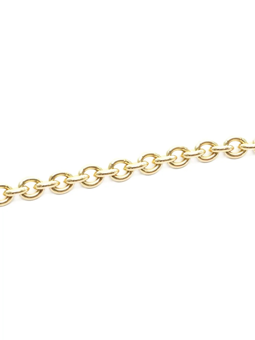 Celine Pre Owned Chain Link Leather Shoulder Bag — Same as shown — Size One Size — Detail View