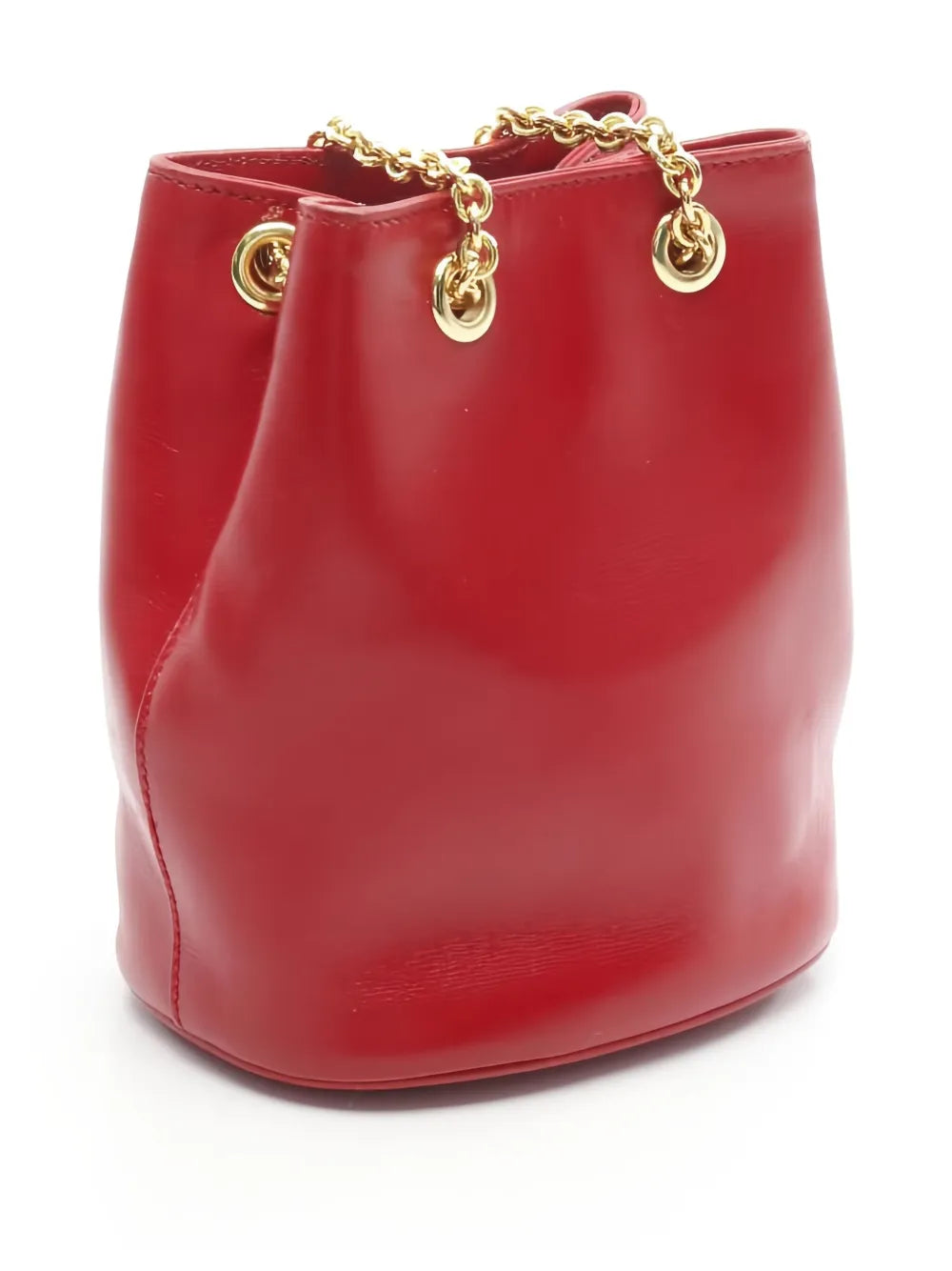 Celine Pre Owned Chain Link Leather Shoulder Bag — Same as shown — Size One Size — Side View