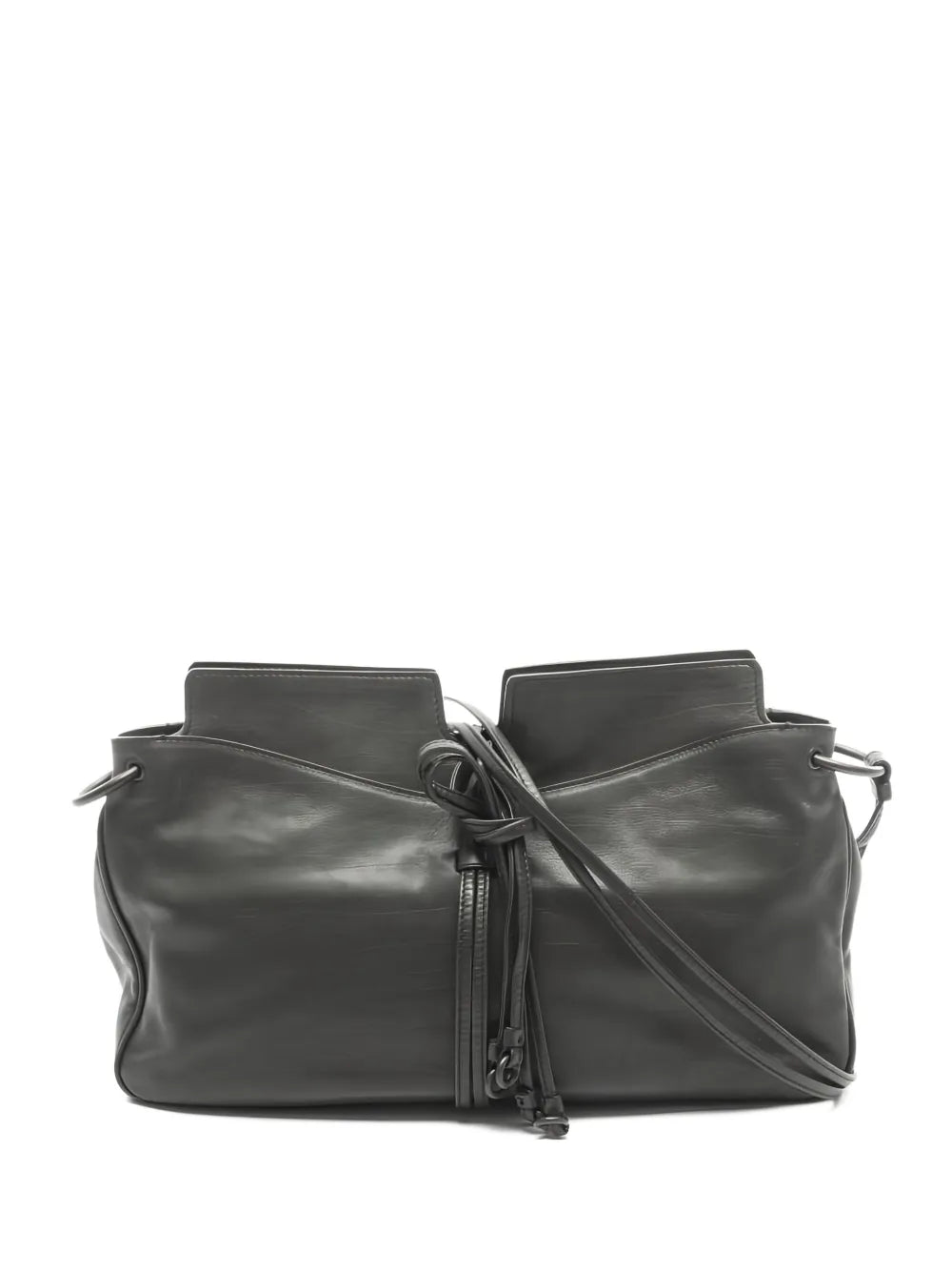 Bottega Veneta Pre Owned Intrecciato Detail Shoulder Bag — Same as shown — Size One Size — Front View