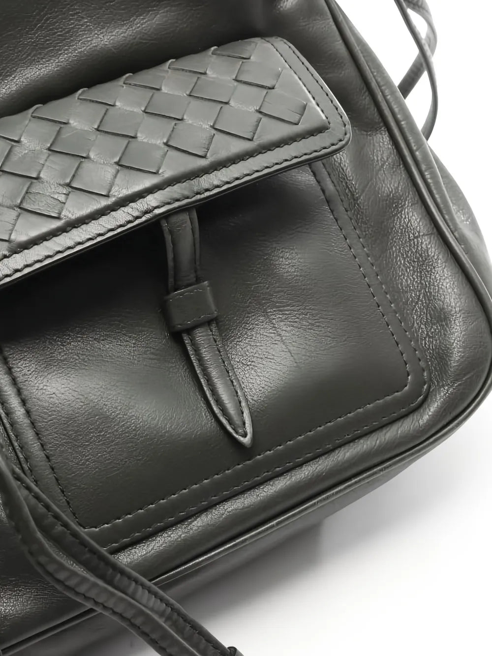 Bottega Veneta Pre Owned Intrecciato Detail Shoulder Bag — Same as shown — Size One Size — Top View
