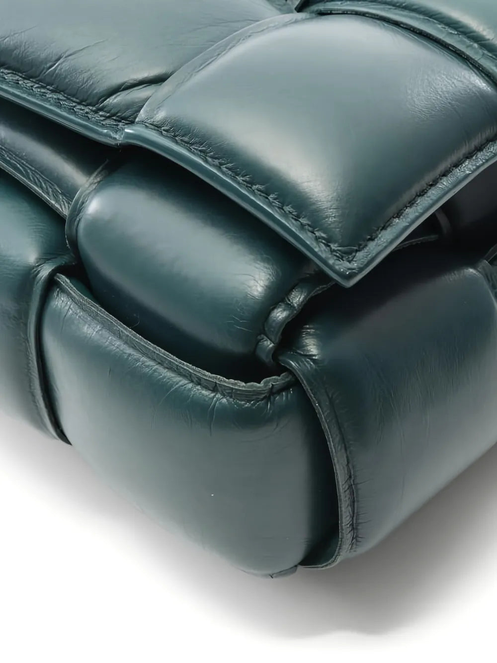 Bottega Veneta Pre Owned Cassette Padded Shoulder Bag — Same as shown — Size One Size — Back View