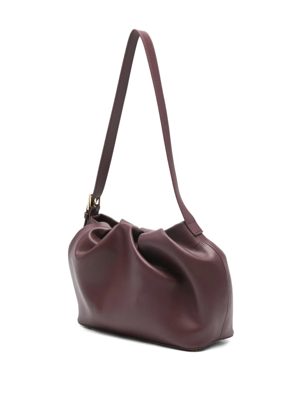Themoire Lara Vegan Gathered Shoulder Bag — Same as shown — Size One Size — Back View