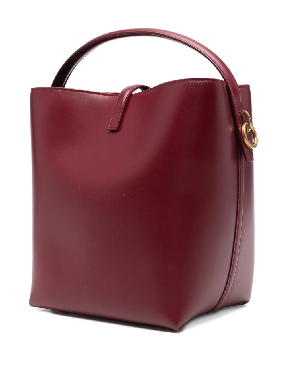 Saint Laurent Logo Plaque Shoulder Bag — Same as shown — Size One Size — Back View