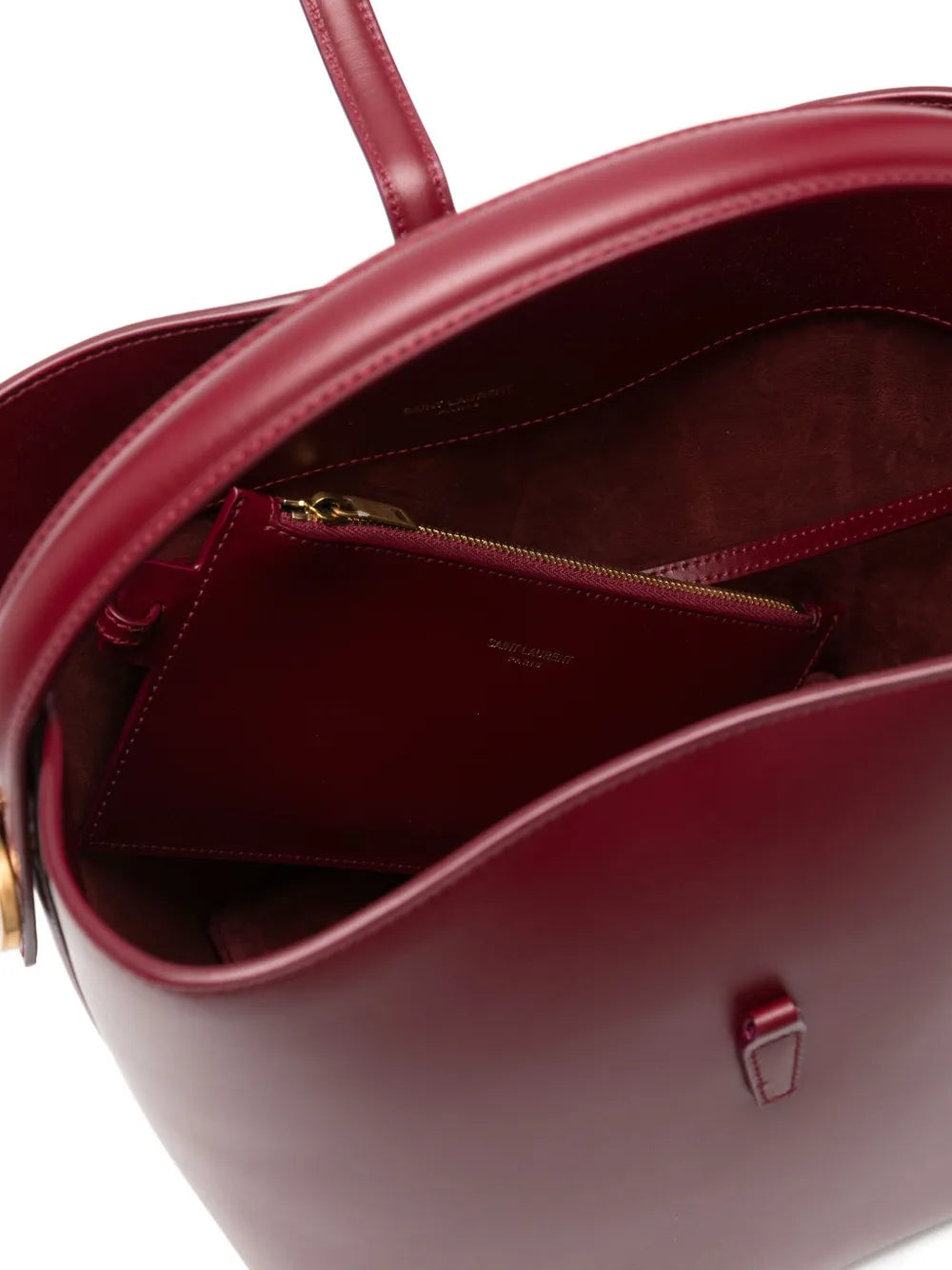 Saint Laurent Logo Plaque Shoulder Bag — Same as shown — Size One Size — Detail View