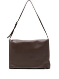 The Row Leather Shoulder Bag — Same as shown — Size One Size — Front View