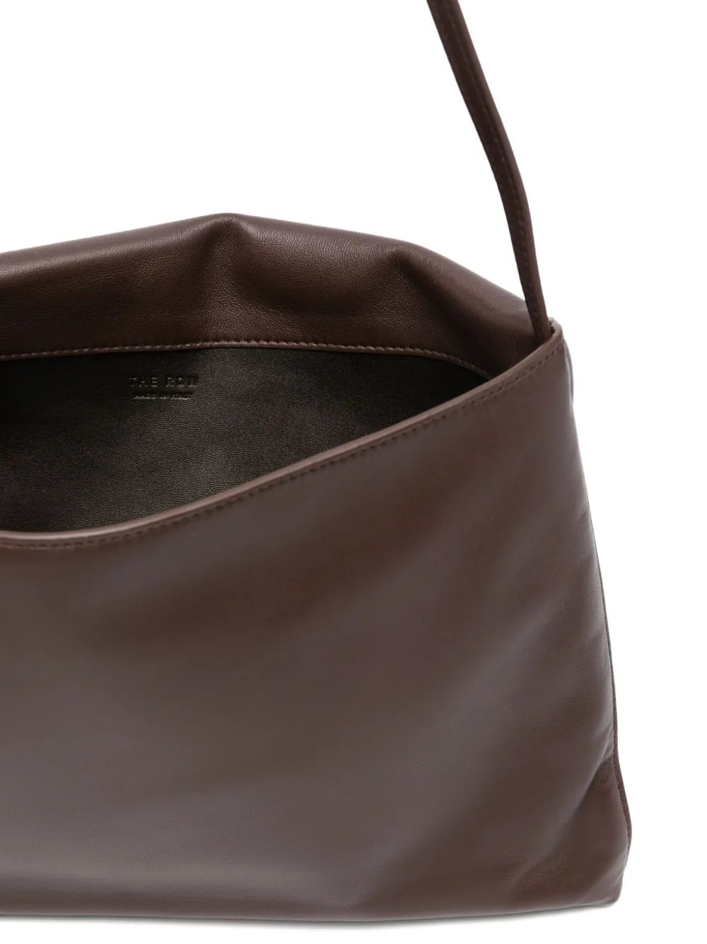 The Row Leather Shoulder Bag — Same as shown — Size One Size — Top View