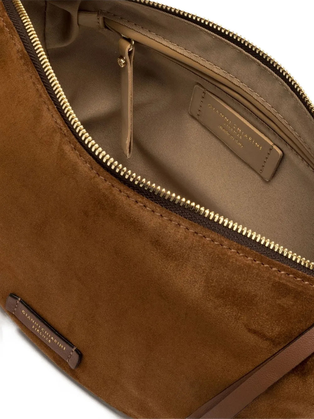 Gianni Chiarini Aisha Zip Closure Shoulder Bag — Same as shown — Size One Size — Top View