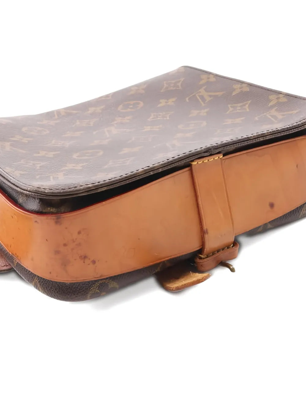 Louis Vuitton Pre Owned 1990 Monogram Cartesier Mm Shoulder Bag — Same as shown — Size One Size — Back View