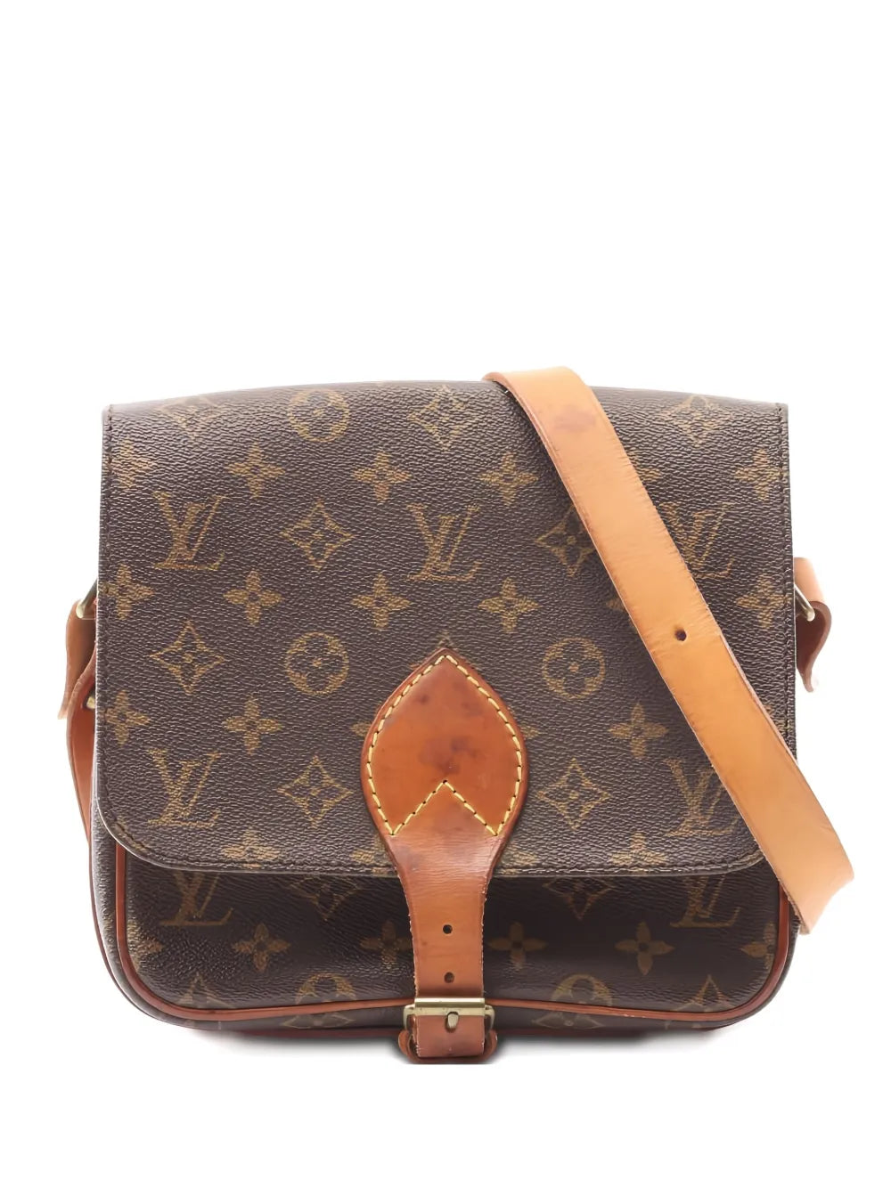 Louis Vuitton Pre Owned 1990 Monogram Cartesier Mm Shoulder Bag — Same as shown — Size One Size — Front View