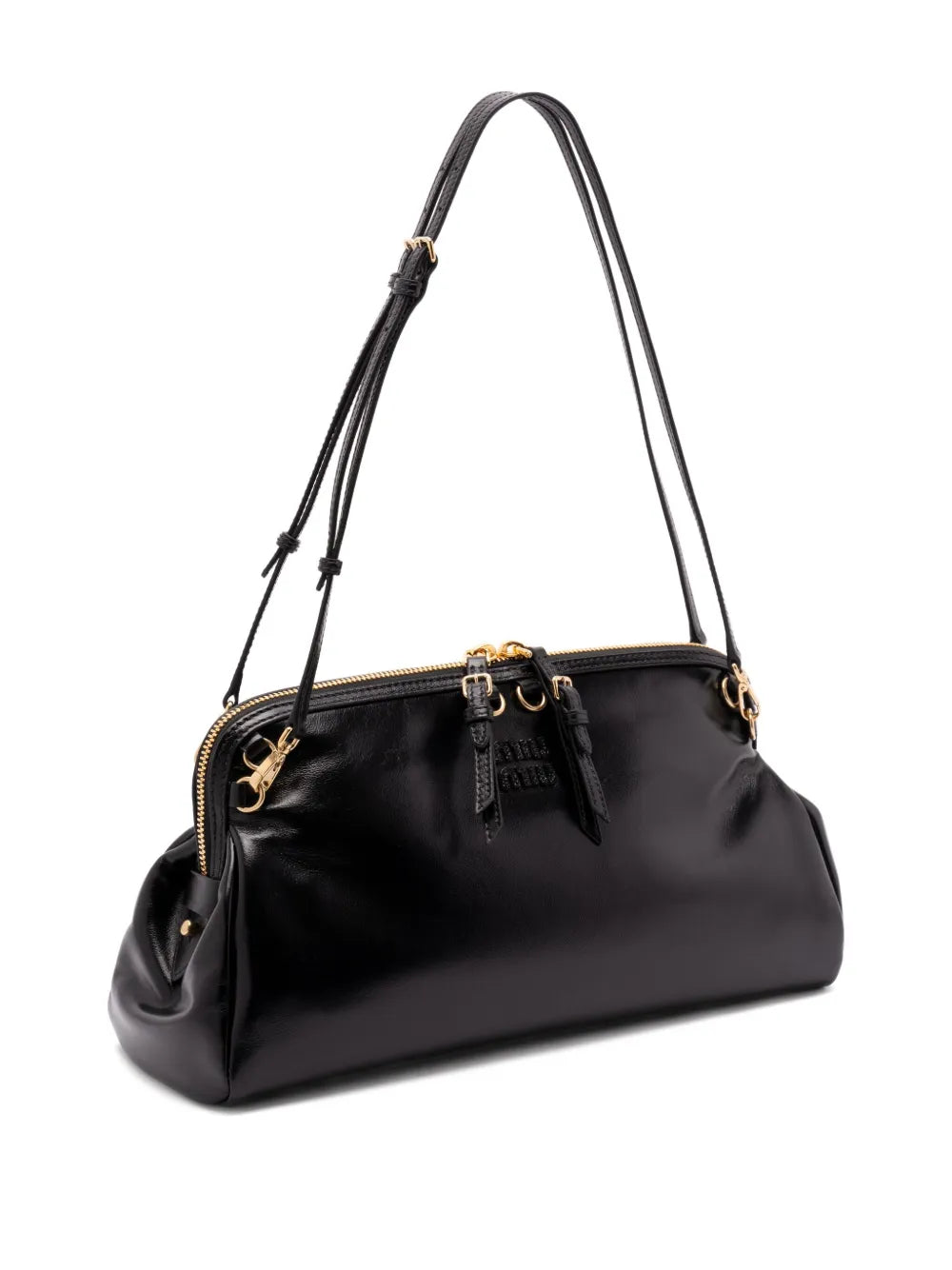 Miu Miu Leather Shoulder Bag — Same as shown — Size One Size — Back View