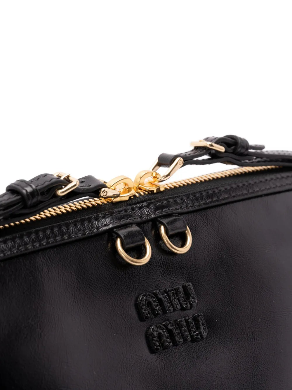 Miu Miu Leather Shoulder Bag — Same as shown — Size One Size — Top View