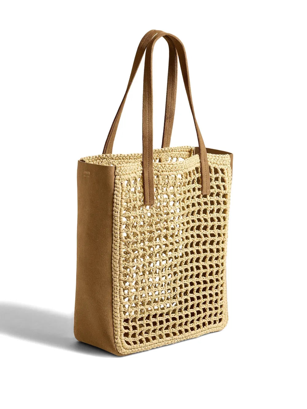 Khaite Small Zoe Woven Panel Tote Bag — Same as shown — Size One Size — Back View