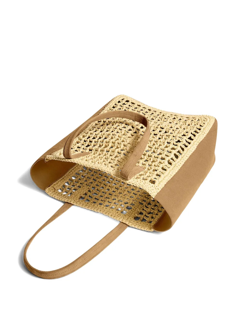 Khaite Small Zoe Woven Panel Tote Bag — Same as shown — Size One Size — Detail View