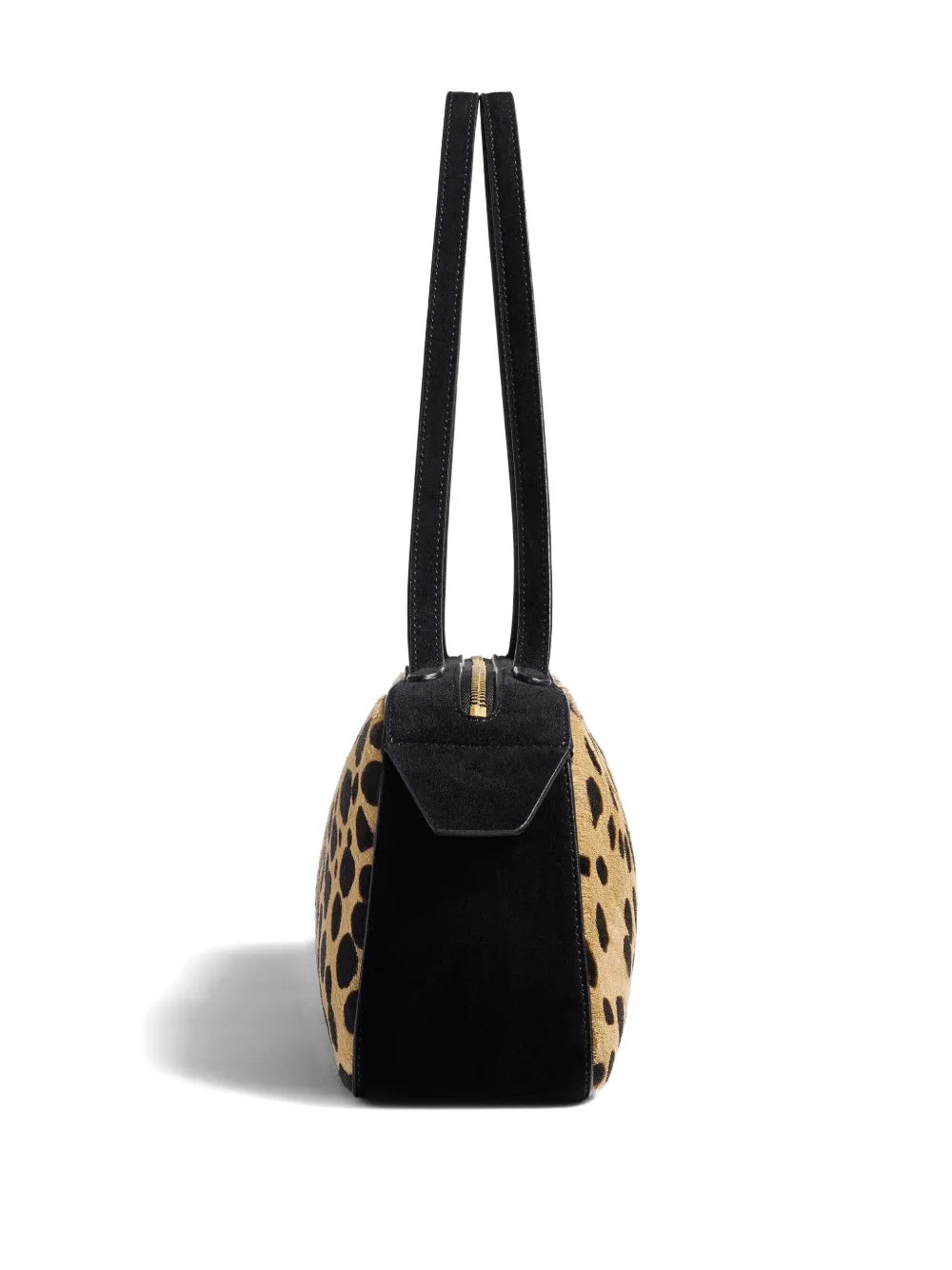 Khaite Simona Animal Print Zip Shoulder Bag — Same as shown — Size One Size — Detail View