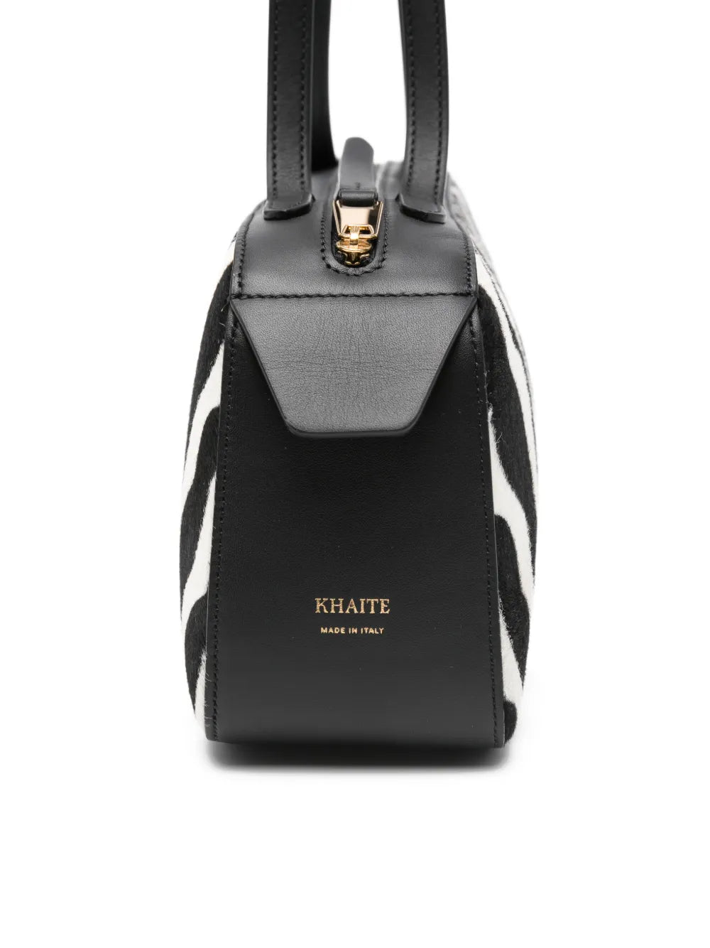 Khaite Simona Zebra Print Shoulder Bag — Same as shown — Size One Size — Top View
