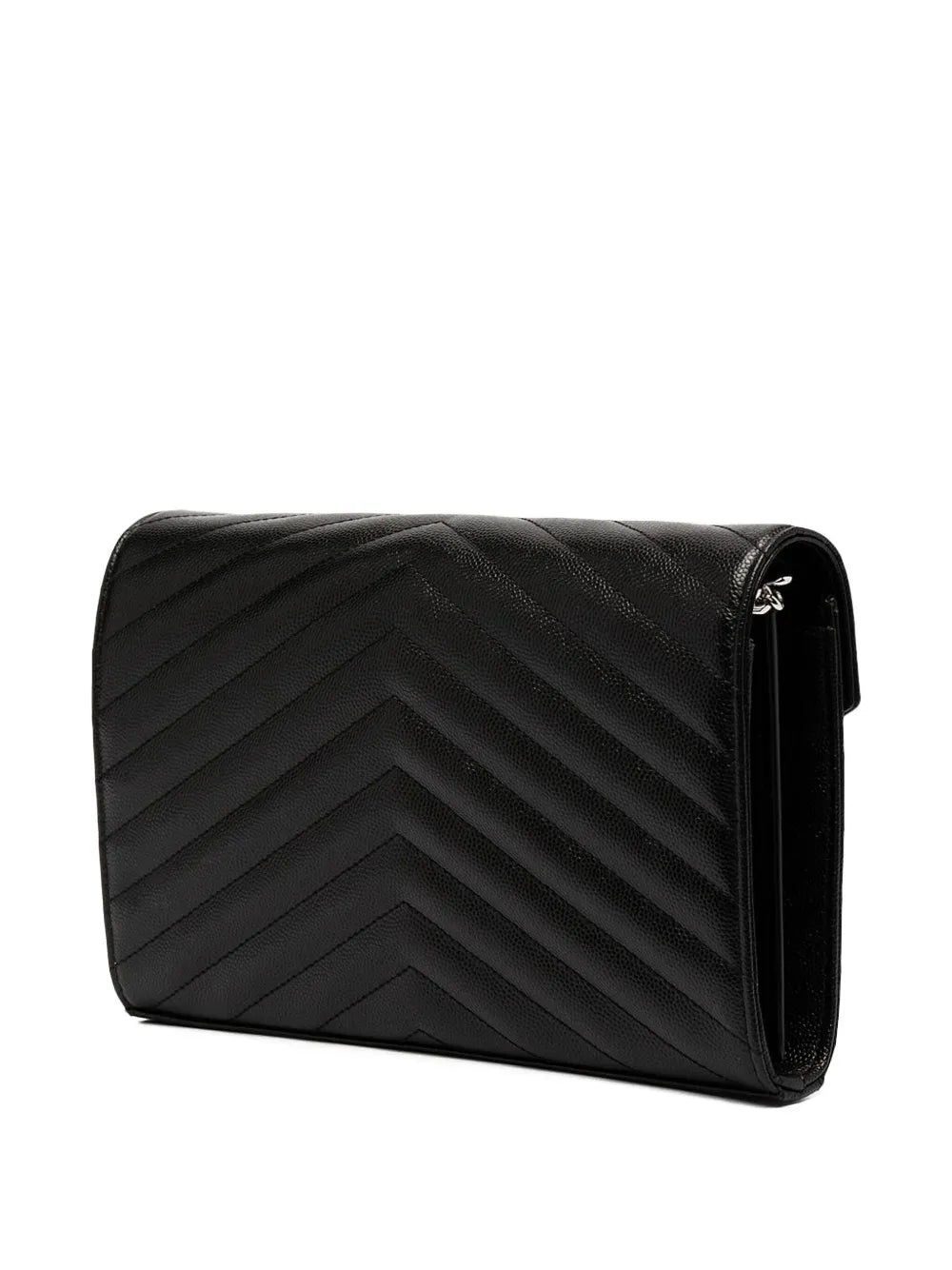 Saint Laurent Cassandre Leather Shoulder Bag — Same as shown — Size One Size — Side View