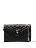 Saint Laurent Cassandre Leather Shoulder Bag — Same as shown — Size One Size — Front View