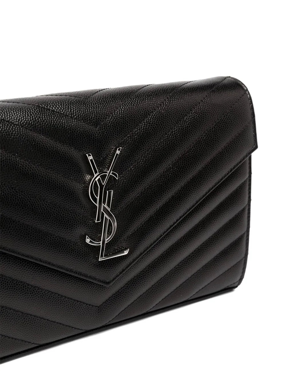 Saint Laurent Cassandre Leather Shoulder Bag — Same as shown — Size One Size — Top View