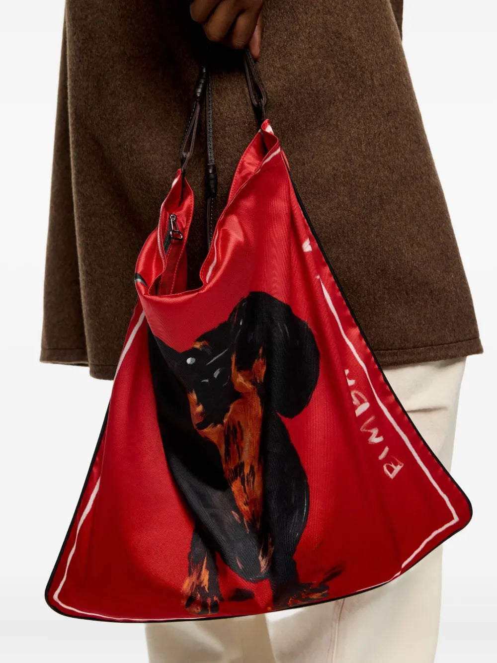 Bimba Y Lola Dog Print Tote Bag — Same as shown — Size One Size — Back View