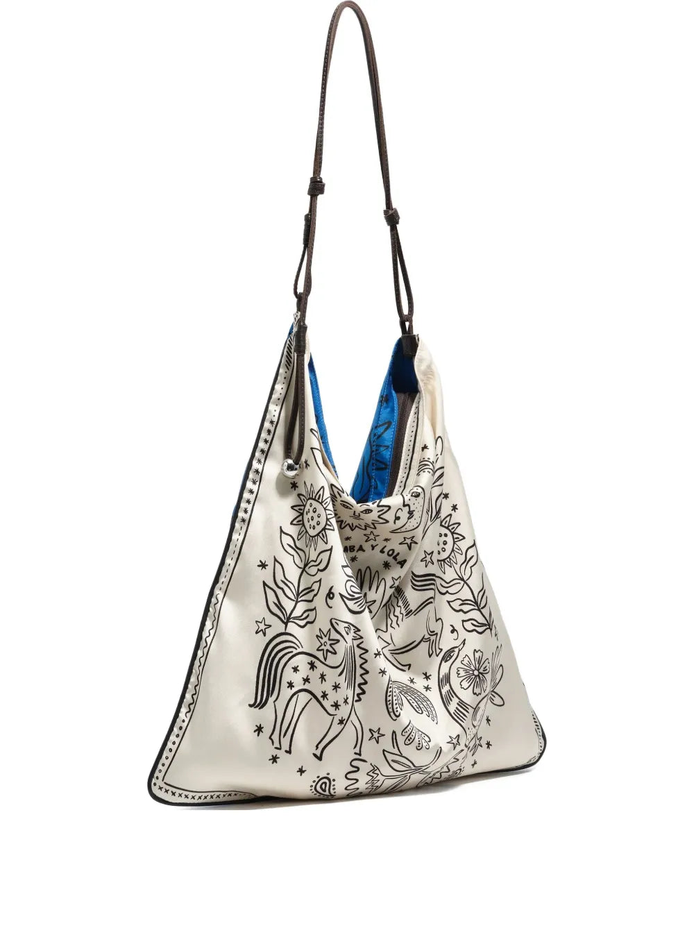 Bimba Y Lola Mixed Print Tote Bag — Same as shown — Size One Size — Front View