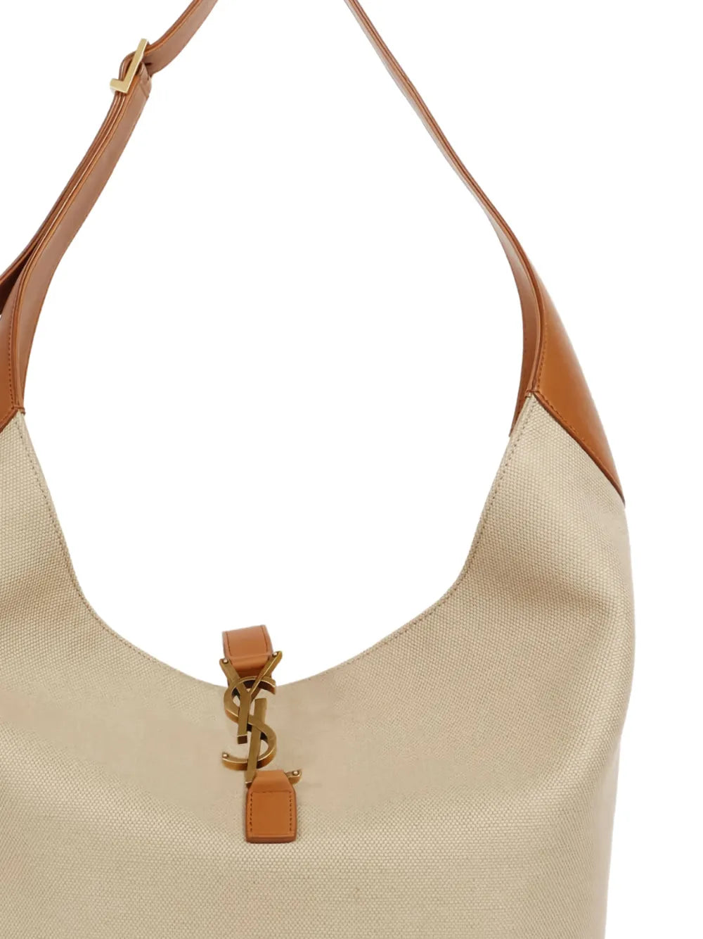 Saint Laurent Logo Plaque Shoulder Bag — Same as shown — Size One Size — Side View