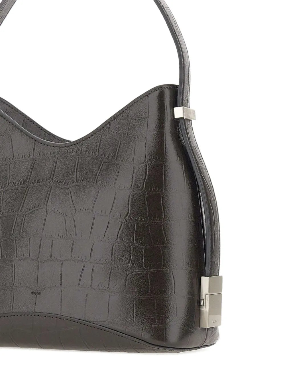 Osoi Crocodile Effect Leather Shoulder Bag — Same as shown — Size One Size — Top View