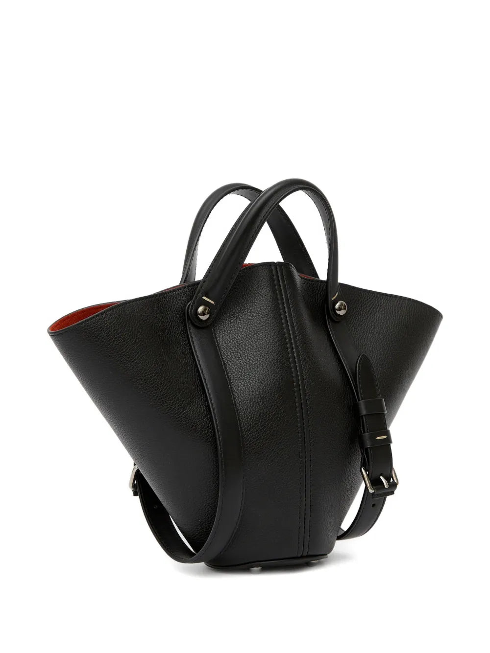 Maison Margiela Dress Age Leather Shoulder Bag — Same as shown — Size One Size — Back View