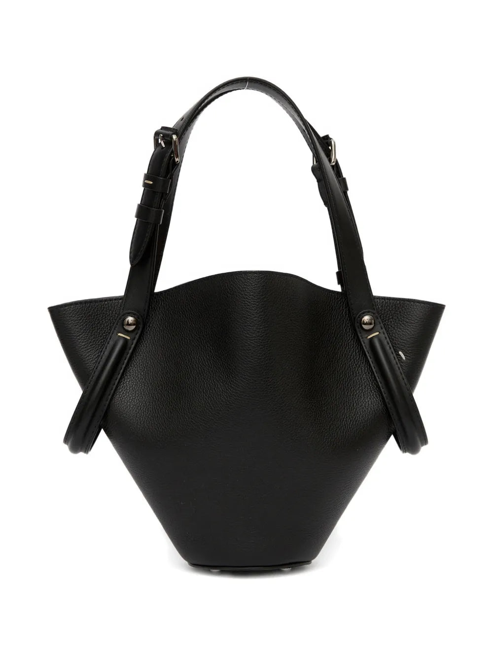 Maison Margiela Dress Age Leather Shoulder Bag — Same as shown — Size One Size — Side View