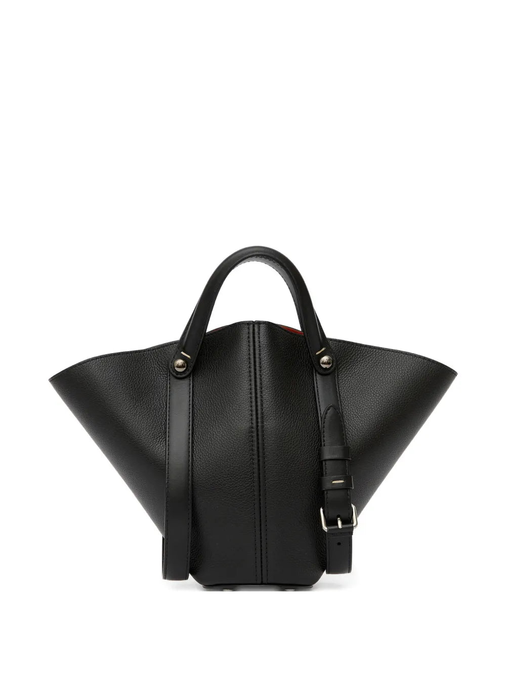 Maison Margiela Dress Age Leather Shoulder Bag — Same as shown — Size One Size — Front View