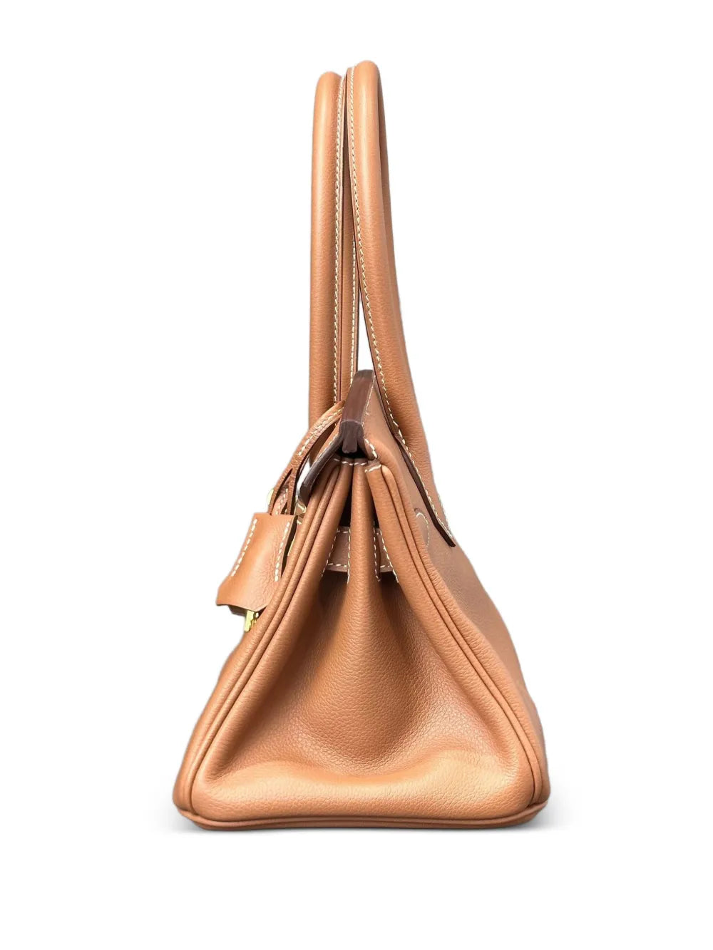 Hermes Pre Owned 2025 Birkin 29 Evercolor Gold Hardware Tote Bag — Same as shown — Size One Size — Top View