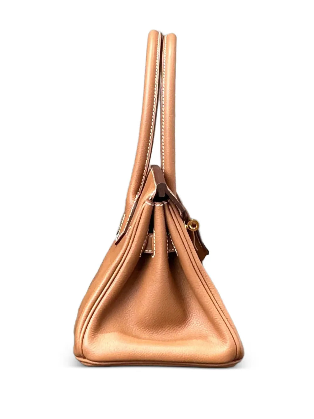 Hermes Pre Owned 2025 Birkin 29 Evercolor Gold Hardware Tote Bag — Same as shown — Size One Size — Back View